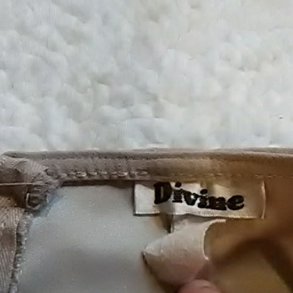 COPY - Vintage Khaki Form Fitting Mini Skirt - Picture 2 of 7